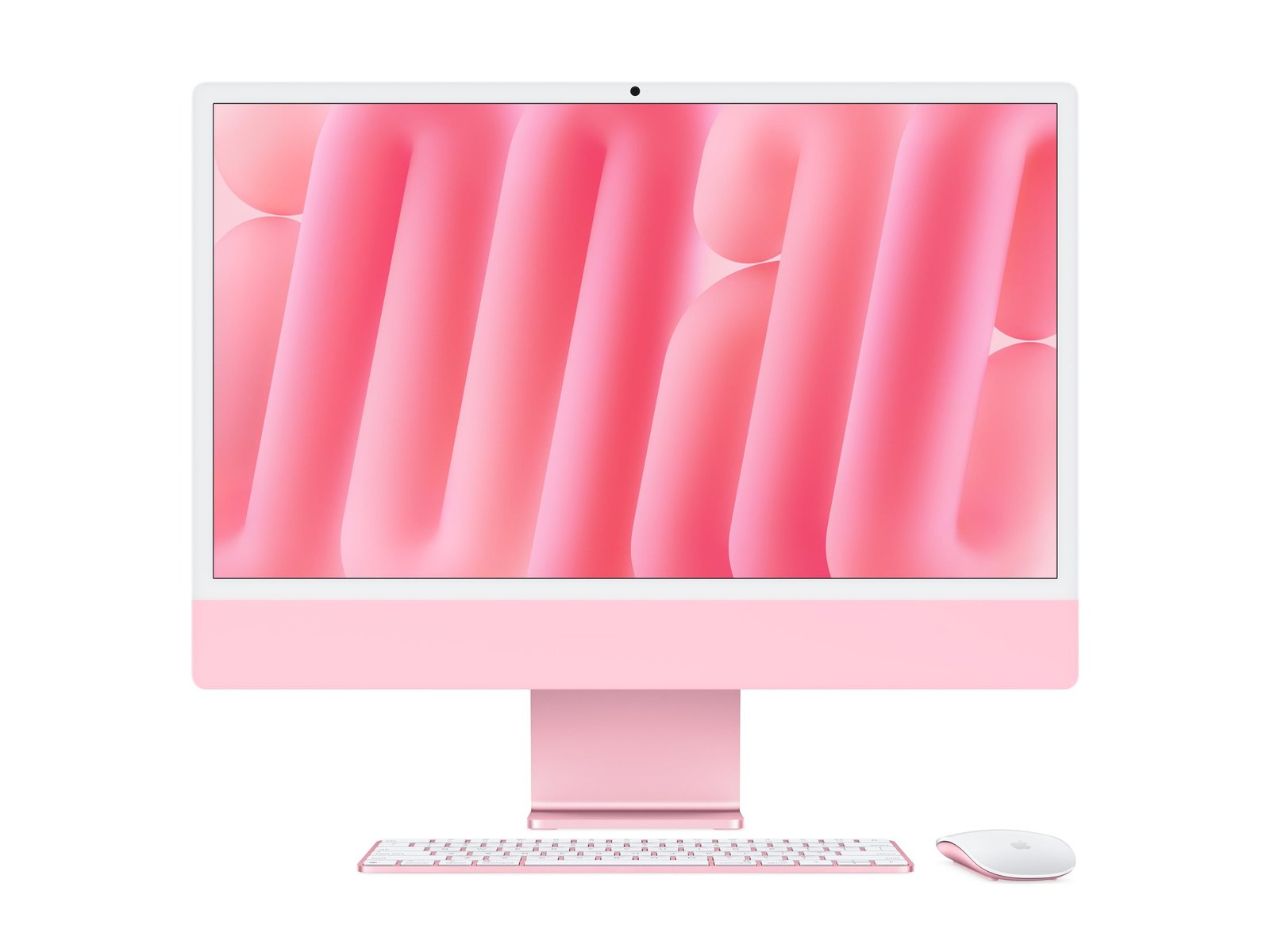 2021 iMac M1 24 inch Pink OLED display 8GB RAM 512GB SSD refurbished