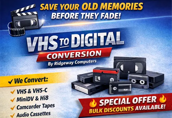 vhs to digital conversion Mississauga