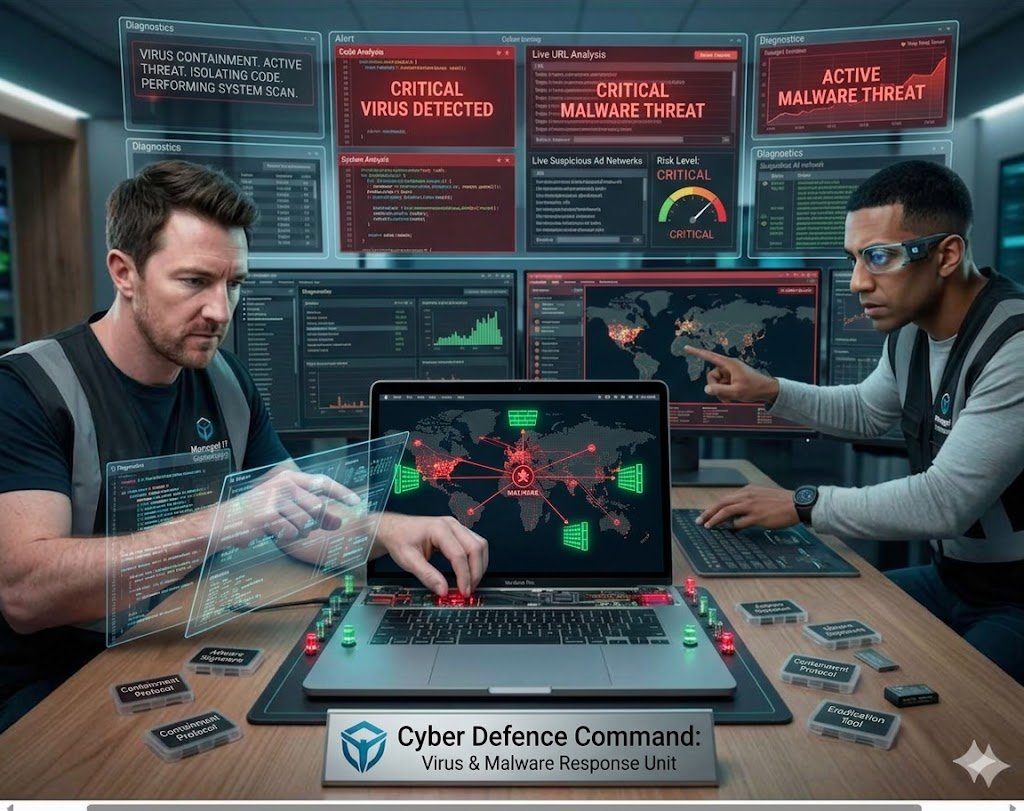 computer has a virus