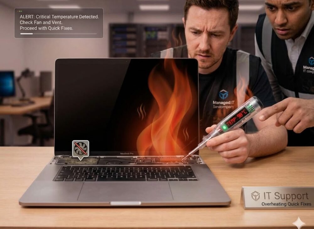 macbook is overheating