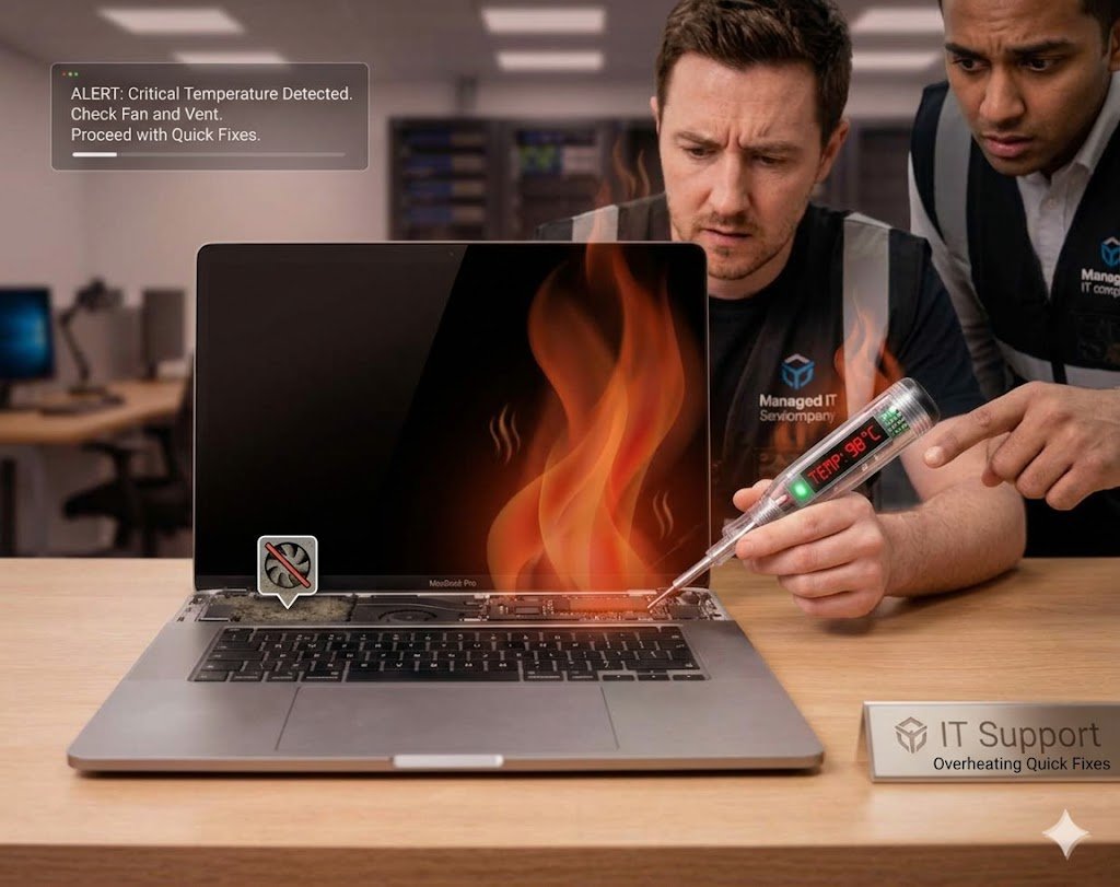 macbook is overheating