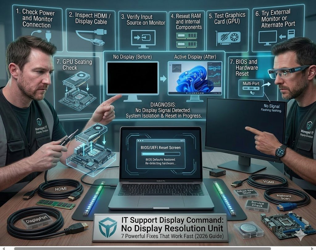 no display on monitor